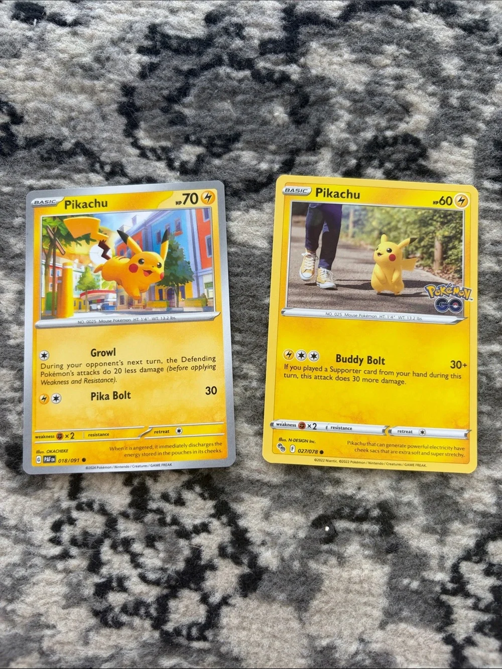 Pikachu Lot | Paldean Fates + Pokémon GO | ✨5/$25✨